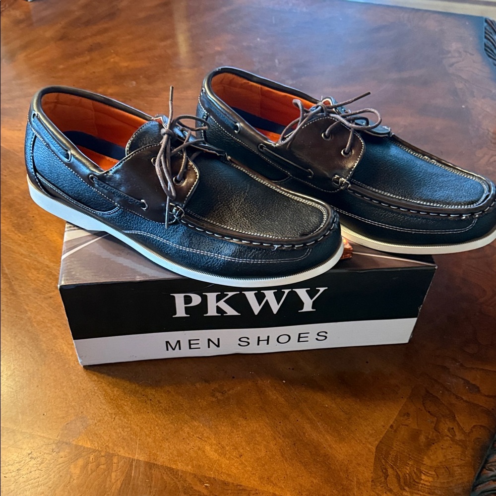 Men's Dark Brown Boat Shoes